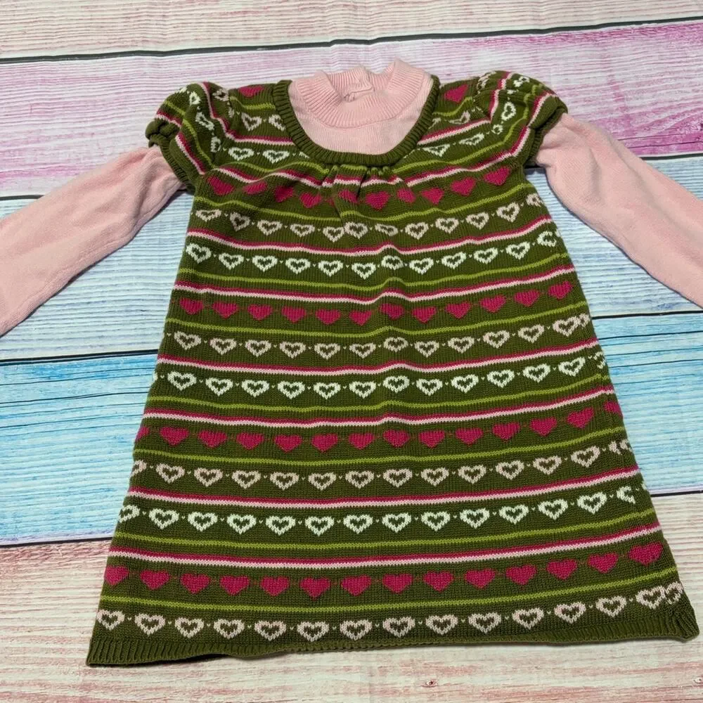 Gymboree Girls 5T Gingerbread Holiday Long Sleeve Tunic Top VGUC